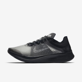 Nike Zoom Fly SP Fast - Férfi Futócipő - Fekete/Sötét Szürke/Fehér